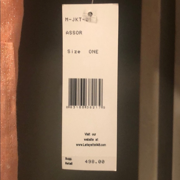 Lafayette 148 Peach shimmer Jacket - Picture 4 of 6